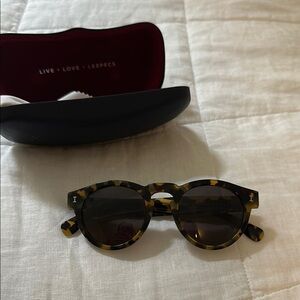 Le Specs Brown Tortoiseshell Sunglasses Classic Design